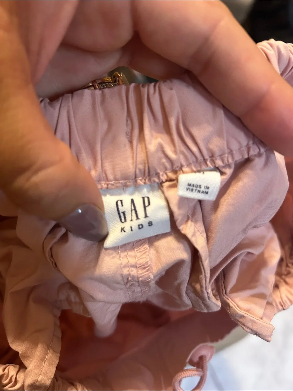 GAP Light Pink Cargo Jogger Pants for Kids